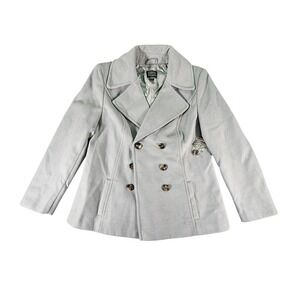 Simply‎ Styled by Sears DB Wool Blend Coat Sedona Sage Large NWT Pea Coat